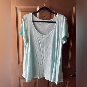 Vineyard Vines Light Blue Scoop Neck Swing Top